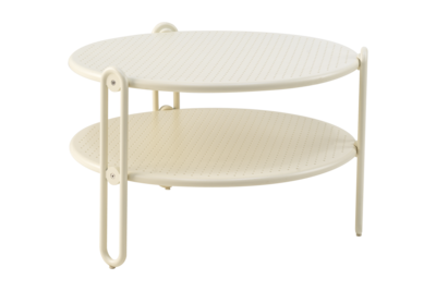 Blixt table salon Pearl white