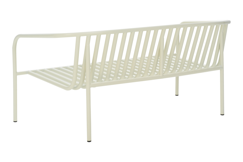 Bendt Canapé 2 places Pearl White/Teddy Orange