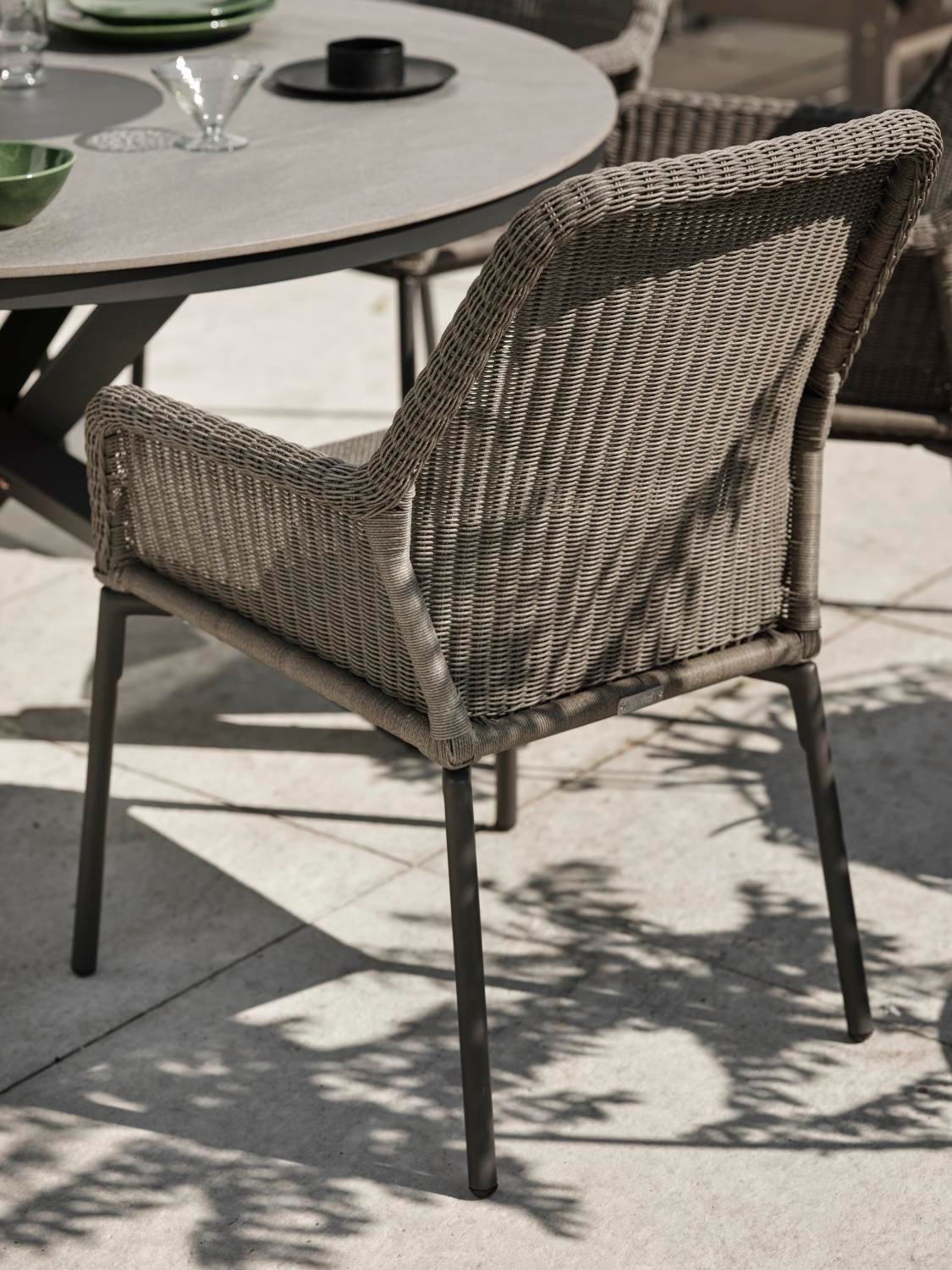 Dimma chaise de table Anthracite/Gris