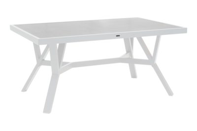 Samvaro High table salon Blanc/gris