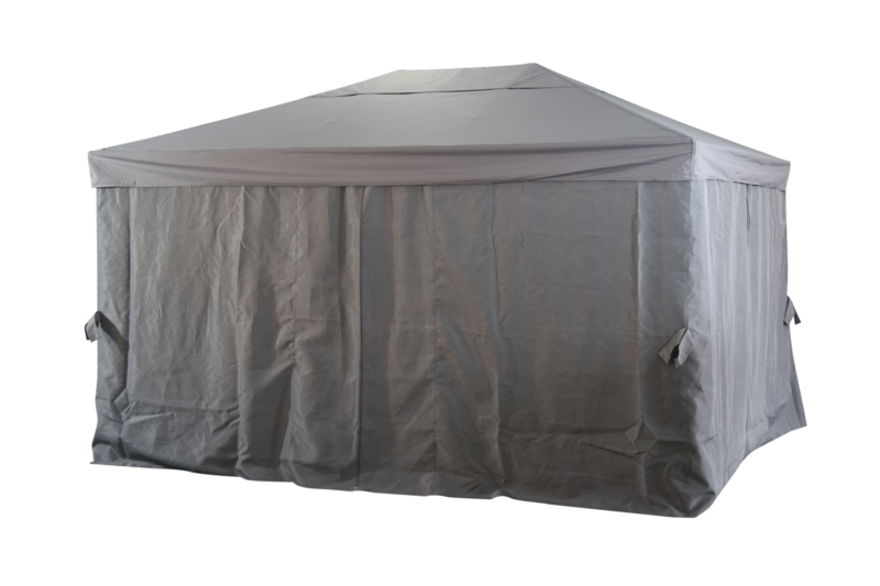 Biella Pavillon de jardin Anthracite/gris