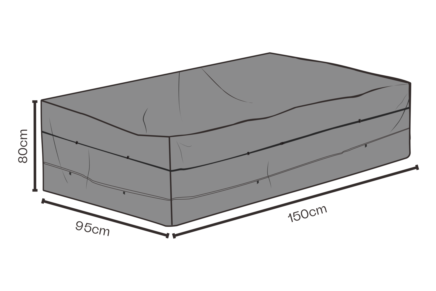 Cover ensemble salle à manger Black-Breathable