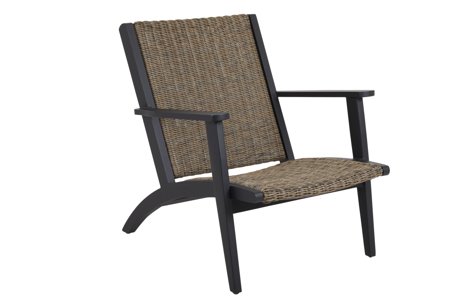 Kira fauteuil lounge Black_rustic
