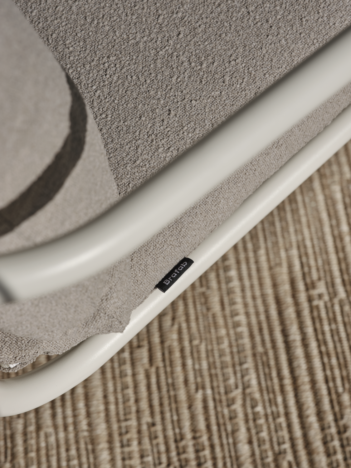 Bendt Canapé 2 places Pearl White/Teddy Beige