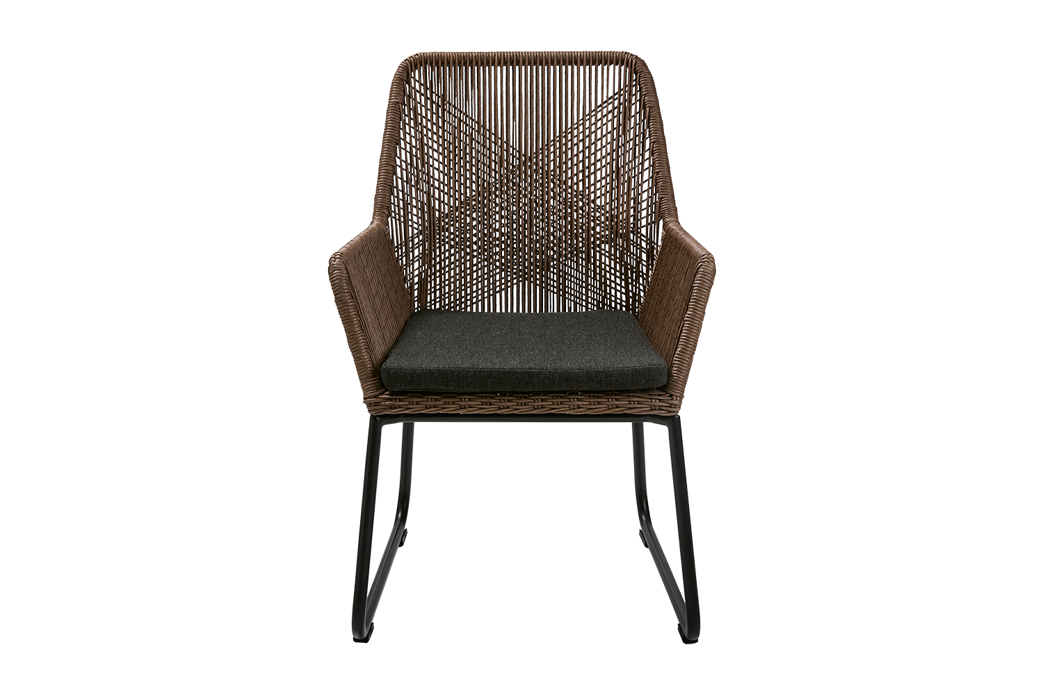 Midway fauteuil Couleur naturelle/noir