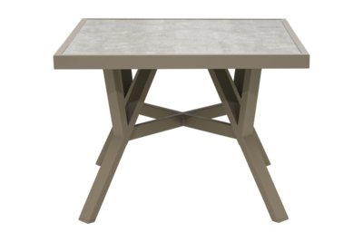 Samvaro High table salon Khaki/sable