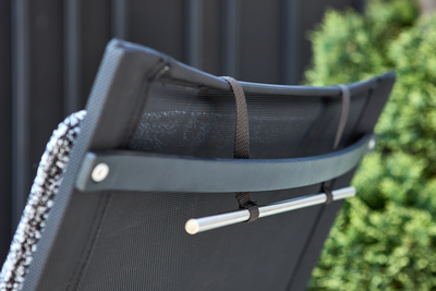 Soro fauteuil lounge Noir/Teddy Ant