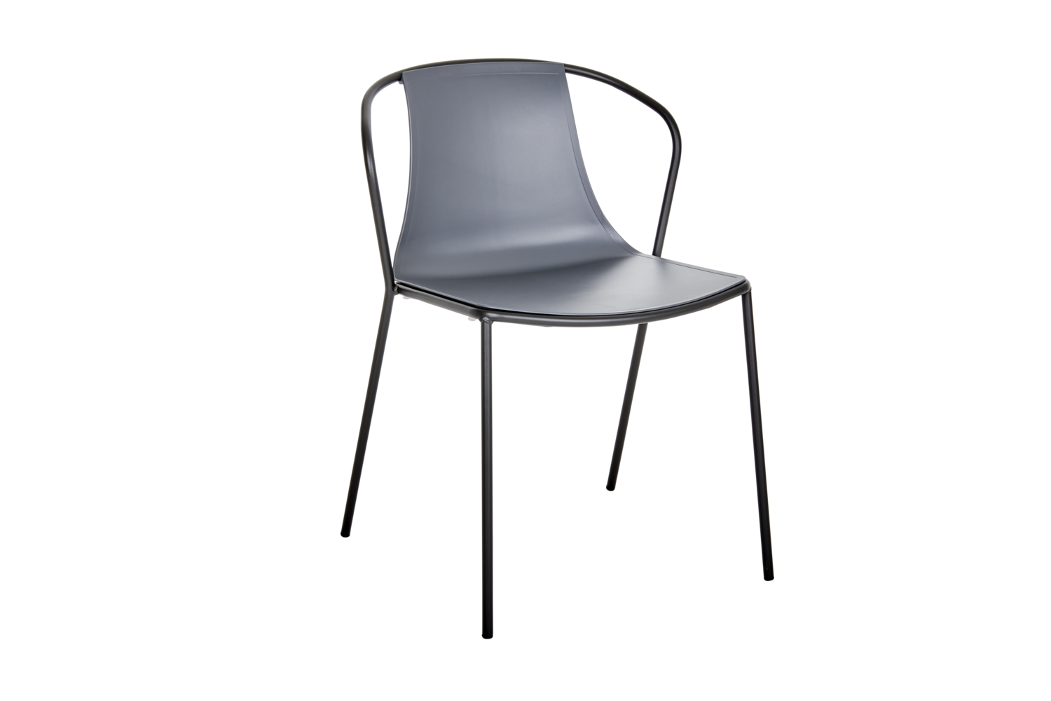 Kasia chaise de table Gris/noir
