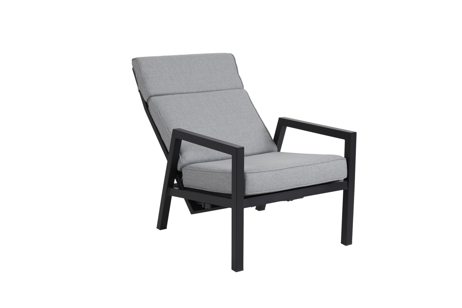 Belfort fauteuil avec dossier réglable Noir/Pearl Grey