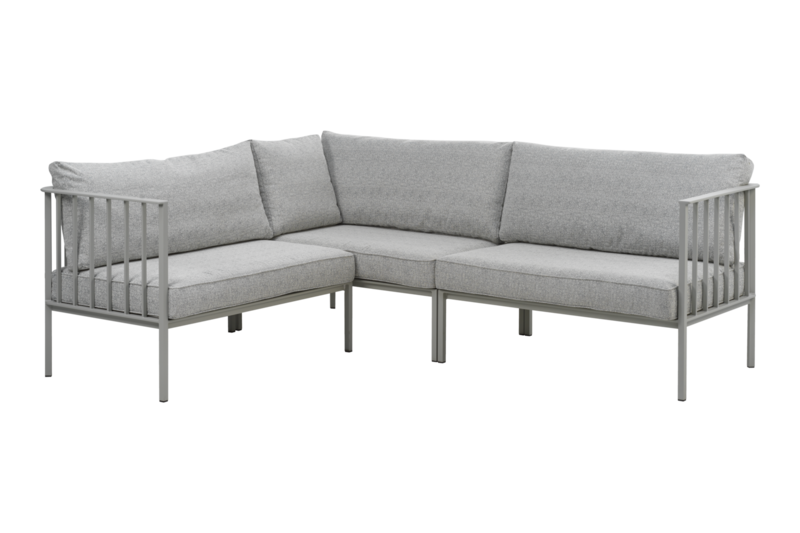 Upper salon de jardin Light Grey/Digi Grey