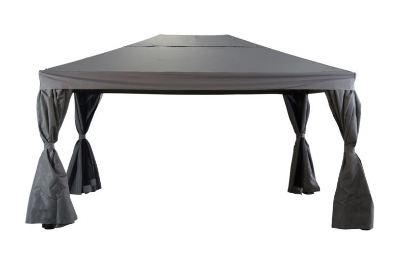 Biella Pavillon de jardin Anthracite/gris