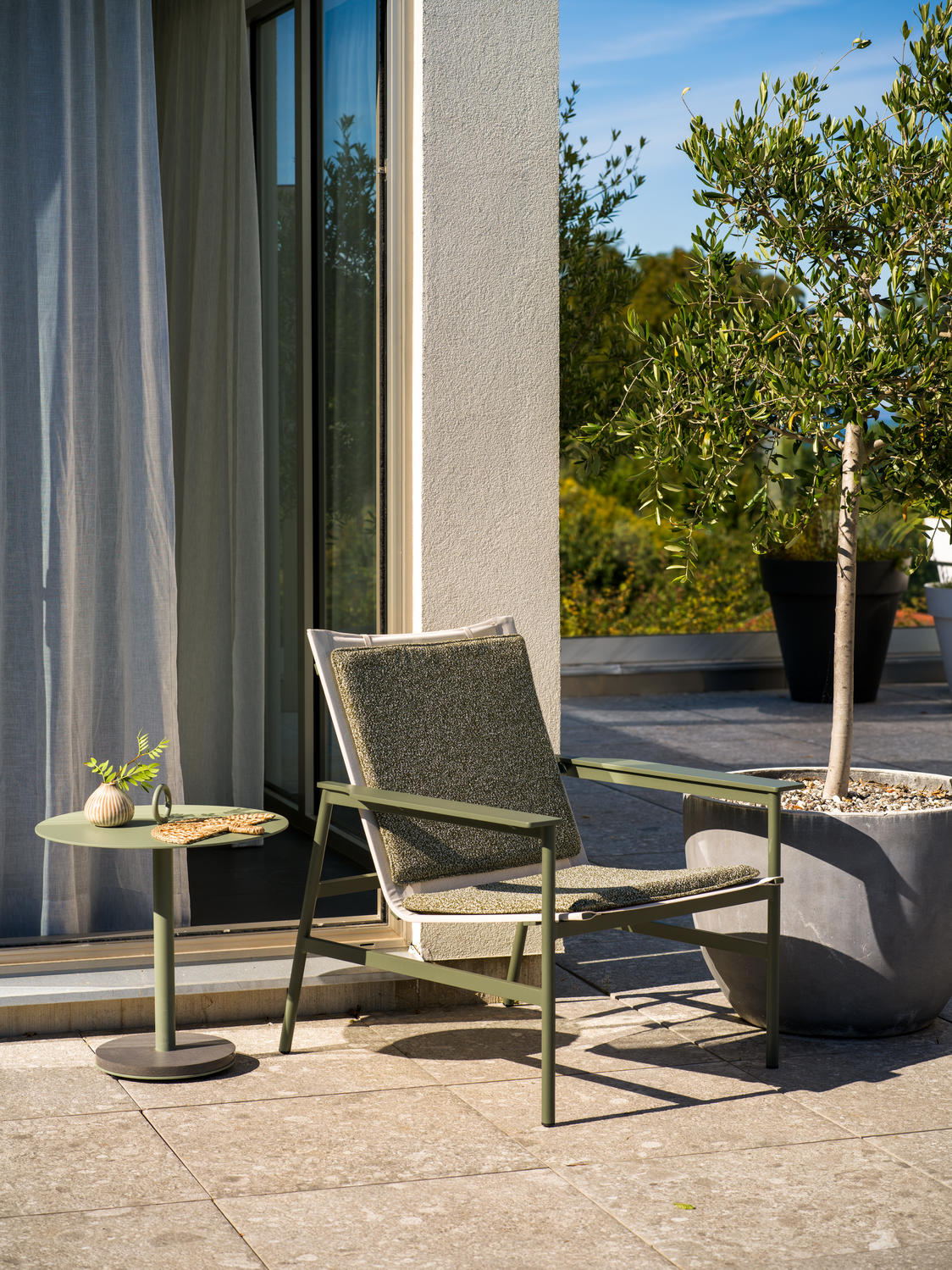 Niobe table d’appoint Dusty Green