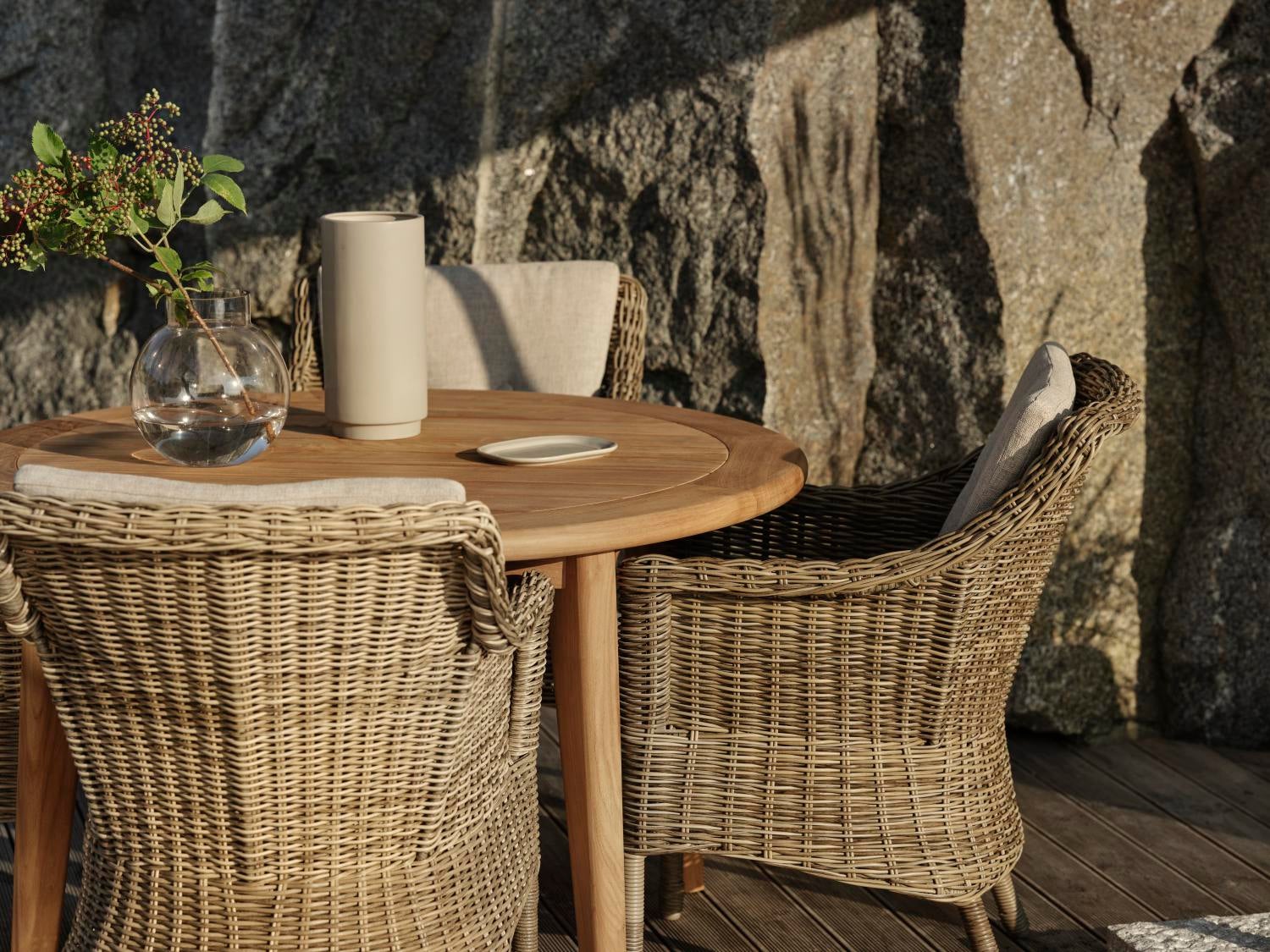 Lenora fauteuil Rustique/Sable