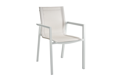 Delia fauteuil Light Grey/Off-White