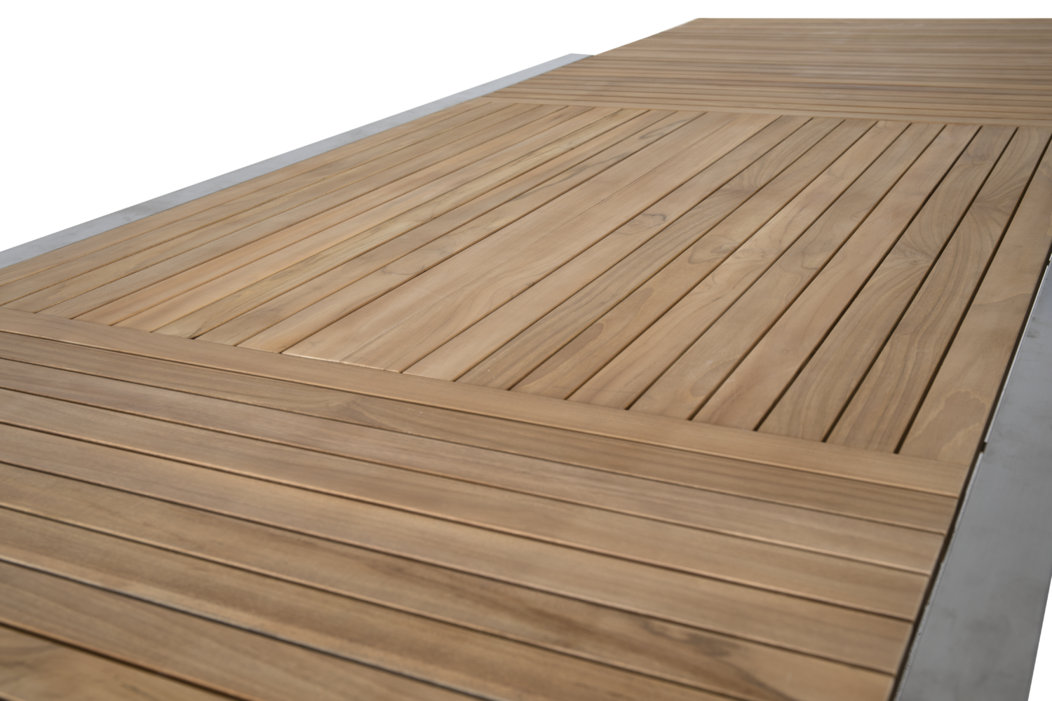 Naos table à manger Acier inoxydable/teck