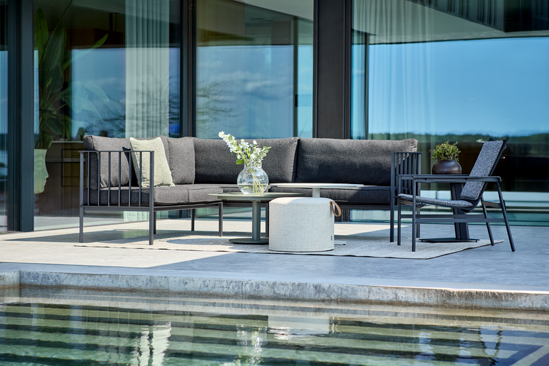 Upper salon de jardin Noir/Teddy Black