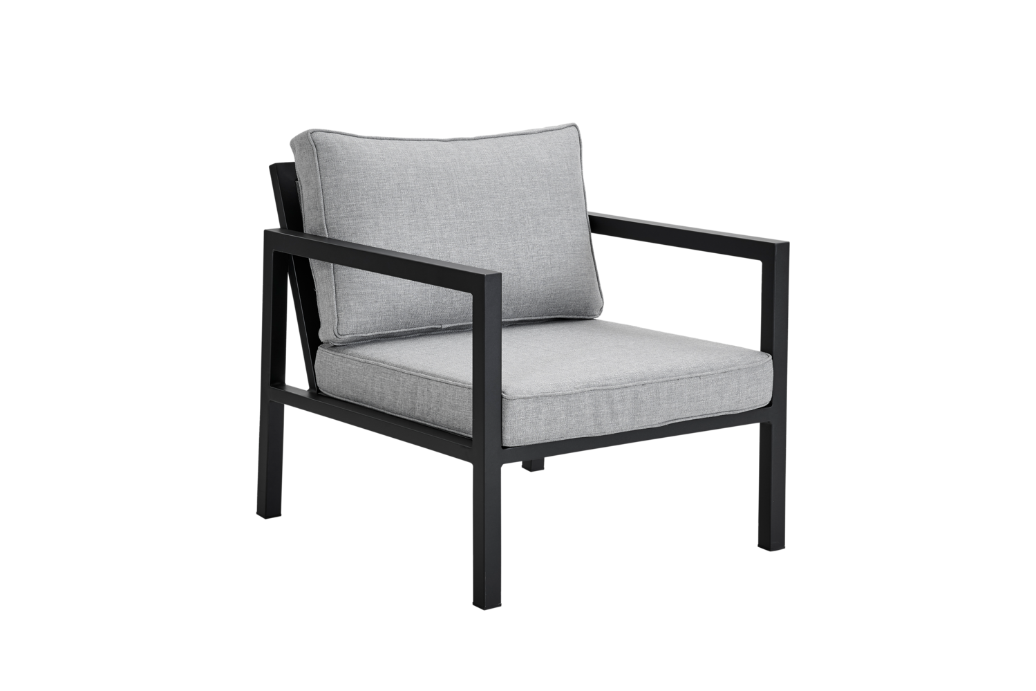 Belfort fauteuil Noir/Pearl Grey