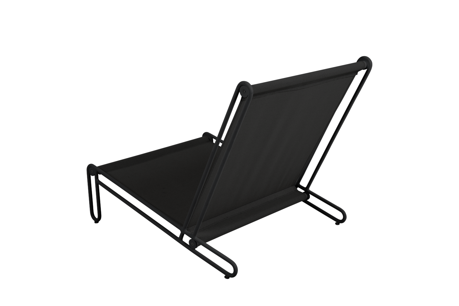 Blixt fauteuil lounge Noir/Sky Grey