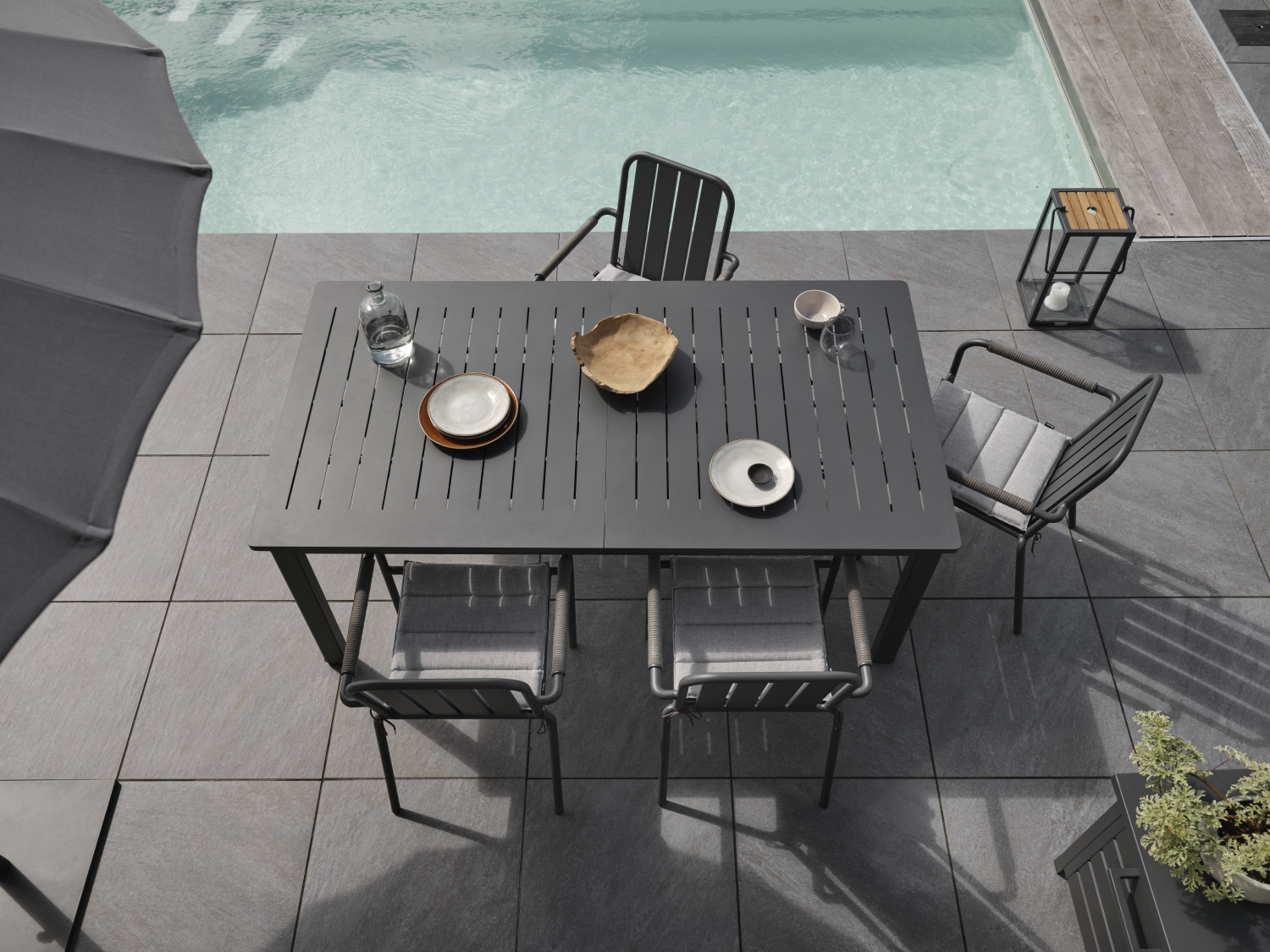 Dubai coussin de chaise Gris clair