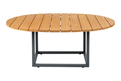 Olive table salon Anthracite/Bamboo