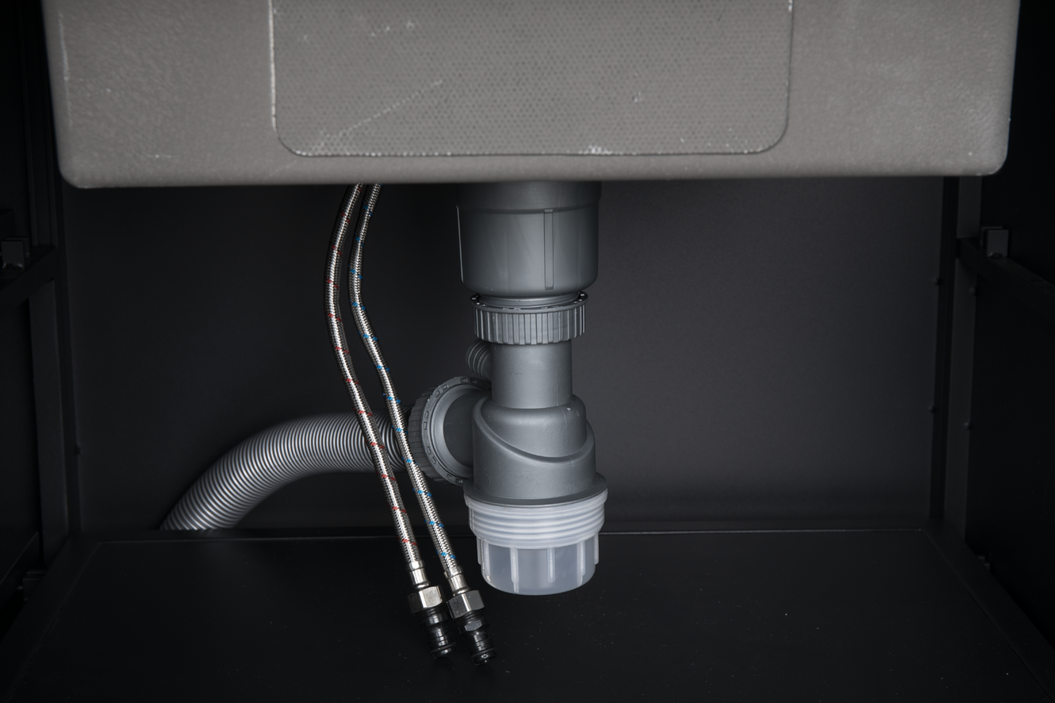 Fornax cuisine extérieure Noir/teck