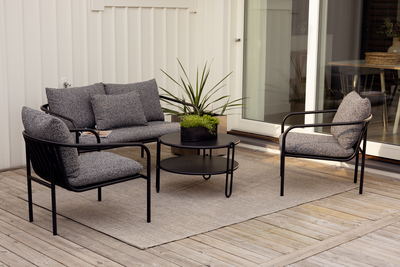 Bendt fauteuil Noir/Teddy Ant