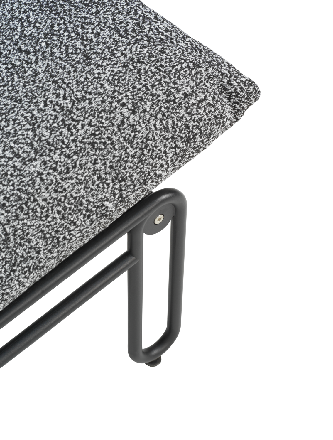 Blixt fauteuil lounge Noir/Teddy Ant