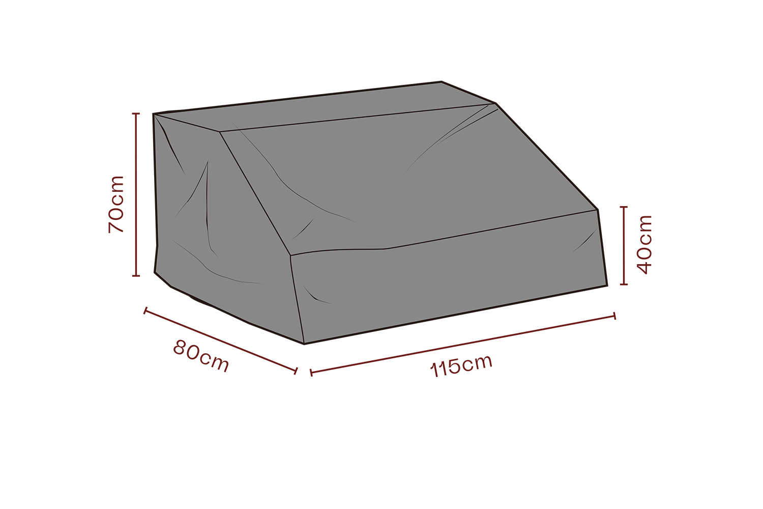 Cover partie centrale Black-Breathable