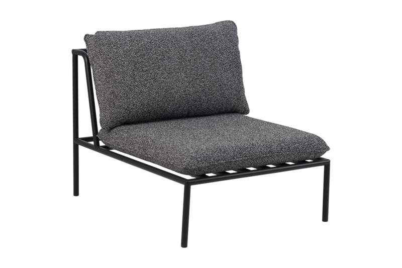 Collier partie centrale Noir/Teddy Ant