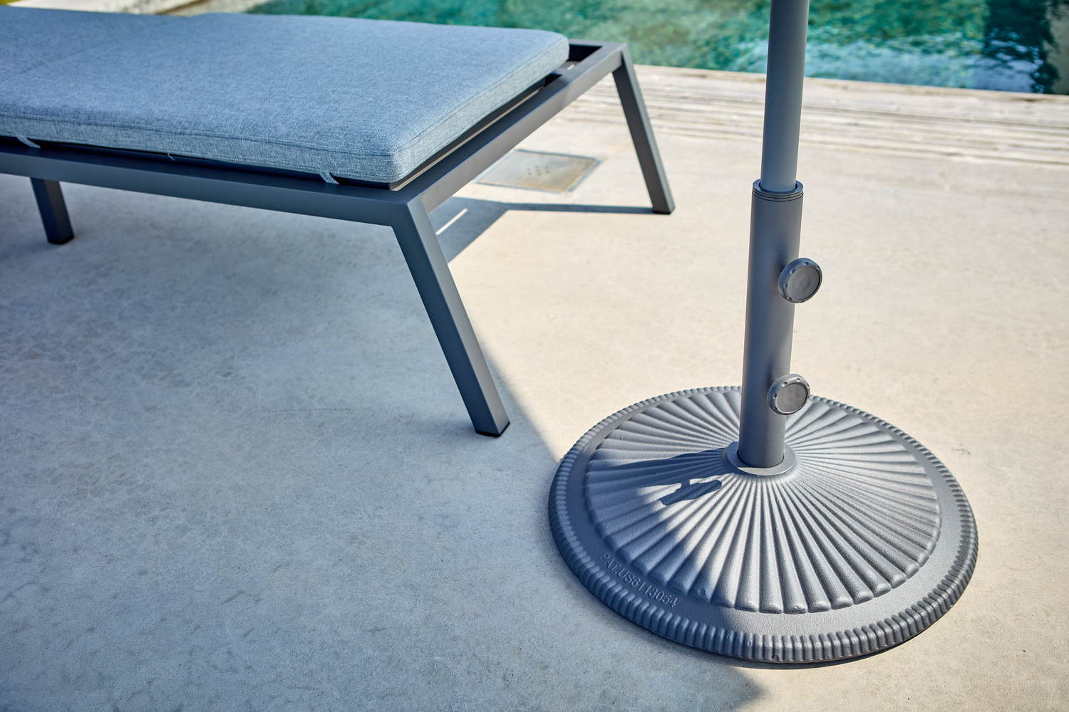 Solara pied de parasol Anthracite