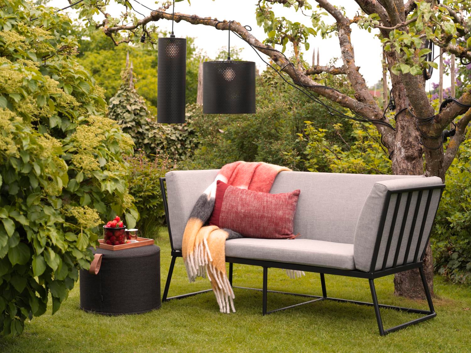 Honung plaid Jaune moutarde