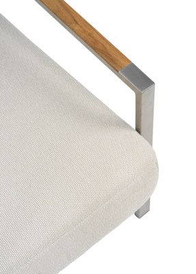 Naos fauteuil Stainless Steel/Dot Beige