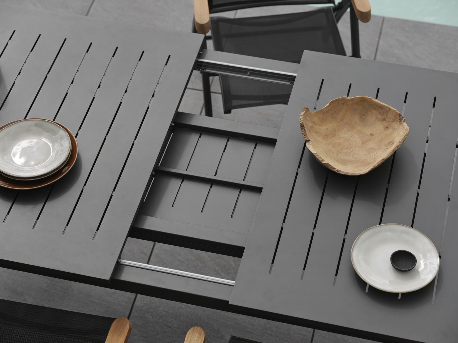 Lomma table à manger Anthracite