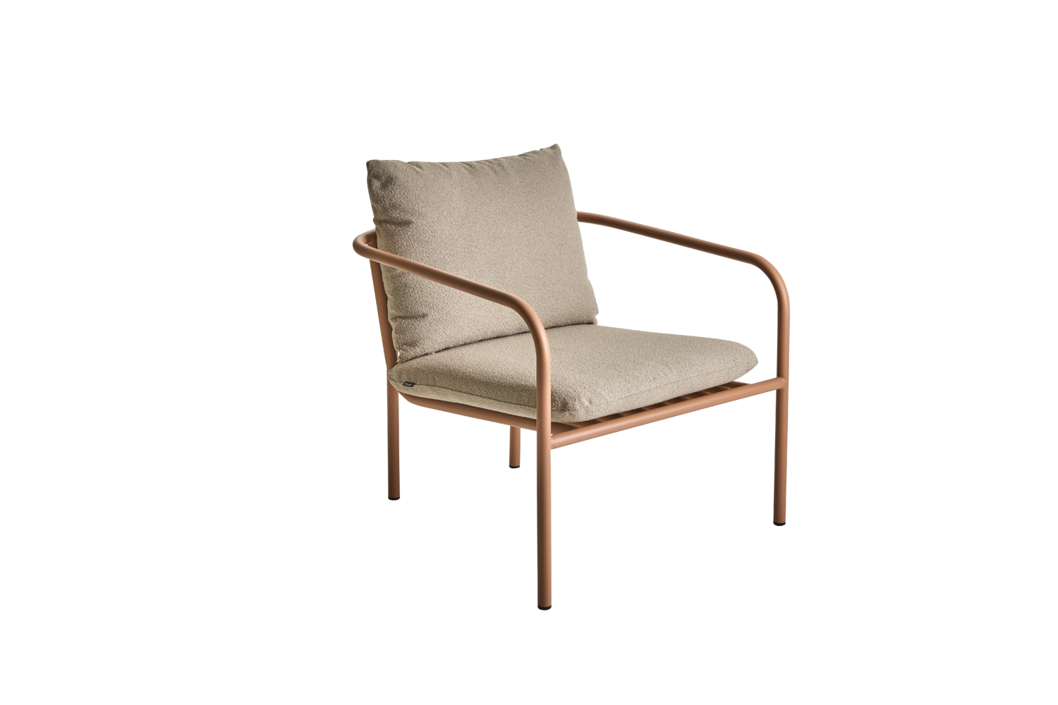 Bendt fauteuil Peach/Teddy Beige