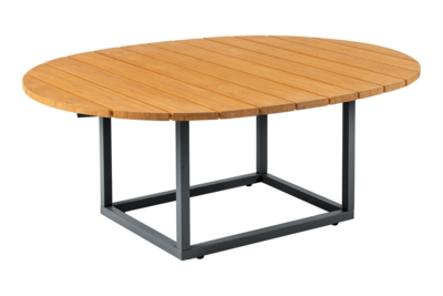 Olive table salon Anthracite/Bamboo