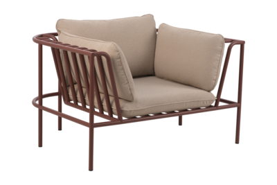 Collier fauteuil Zin Red/Teddy Beige