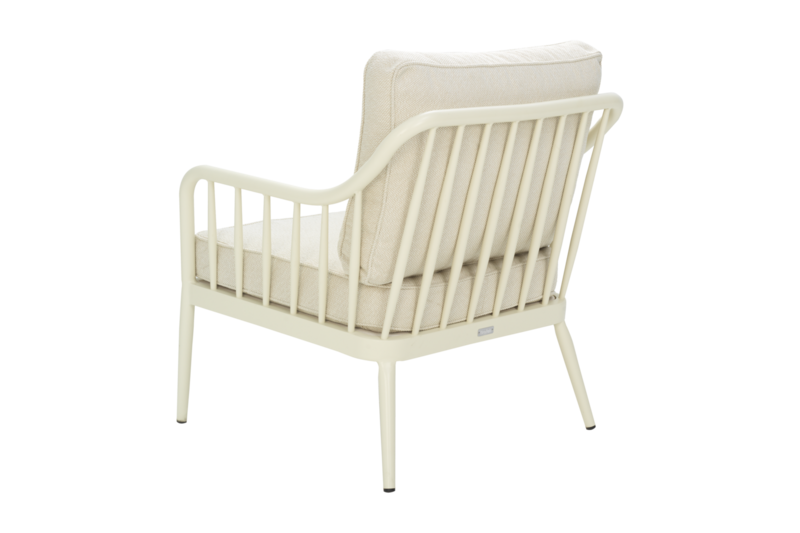 Coleville fauteuil Pearl White/Dot Beige