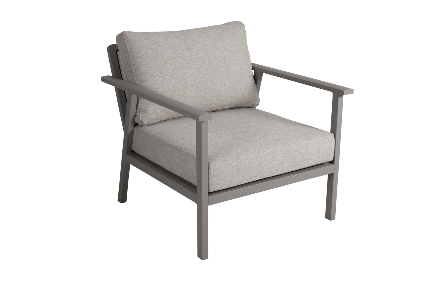 Samvaro Low fauteuil Khaki/Sand