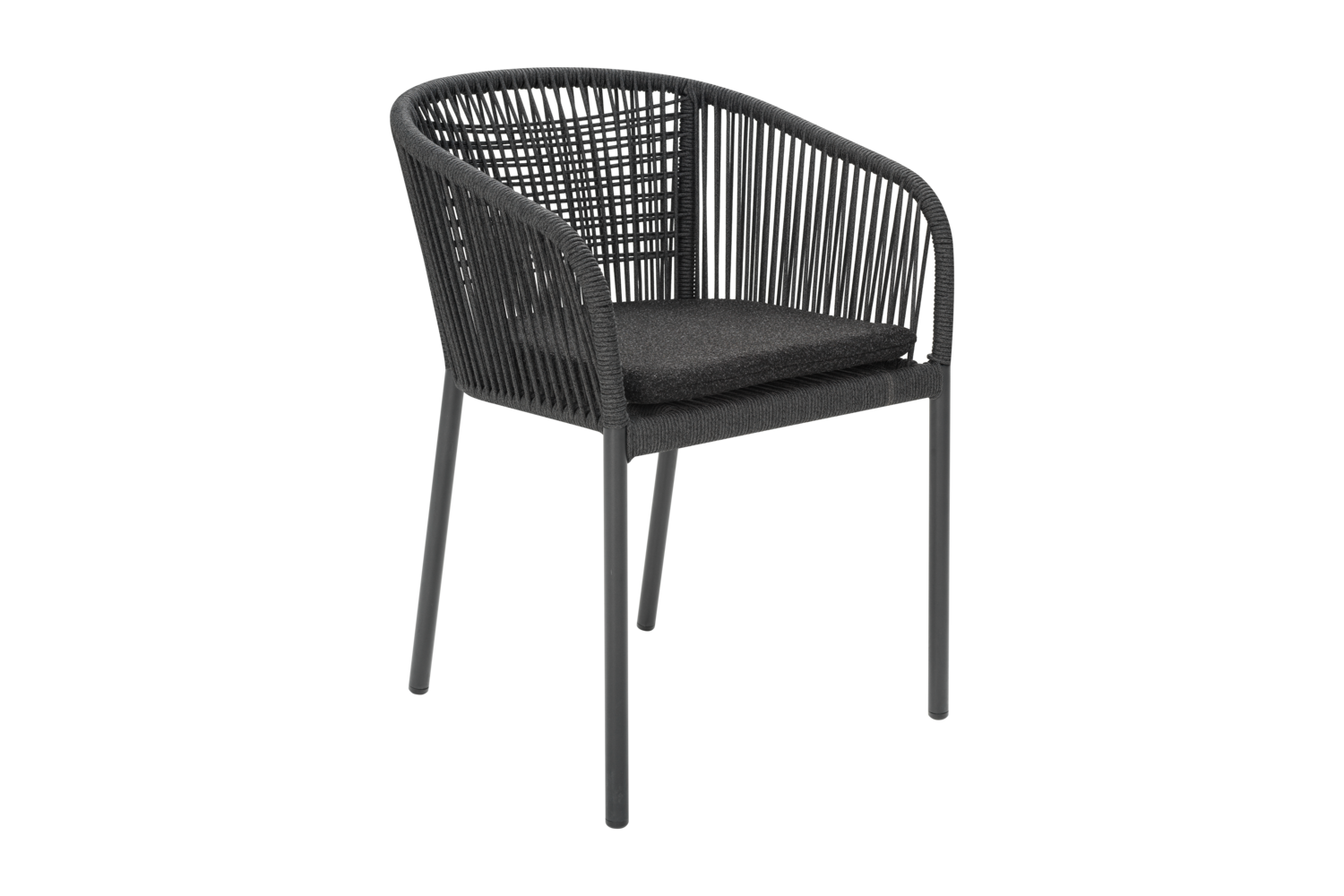 Delta fauteuil Anthracite/Teddy Black