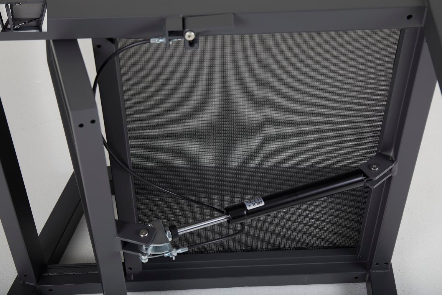 Newfort fauteuil avec dossier réglable Anthracite/Noir