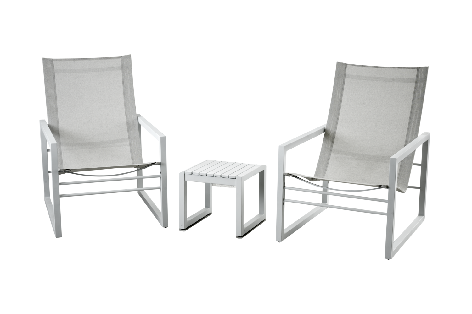 Vevi table d’appoint Blanc