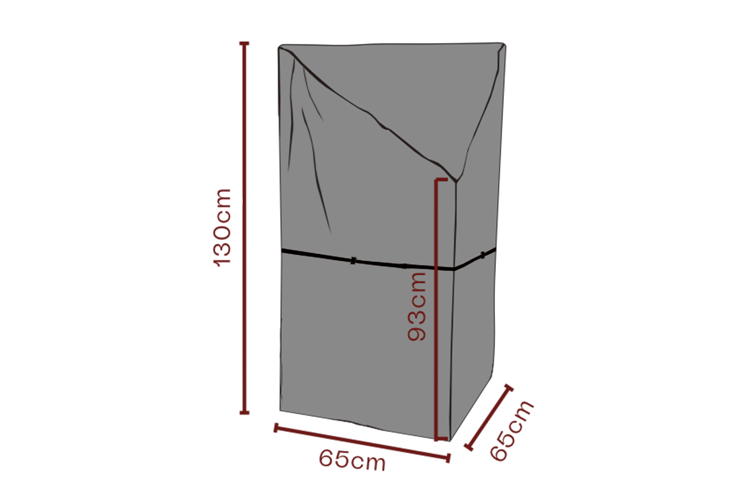 Cover cuisine extérieure Black-Breathable