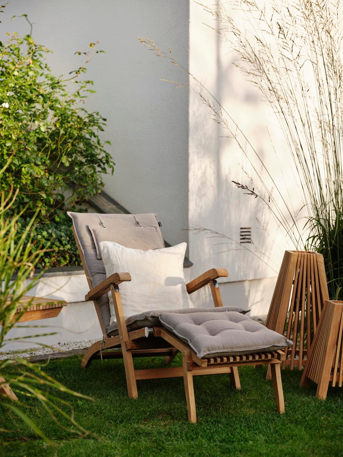 Florina coussin de transat Gris clair