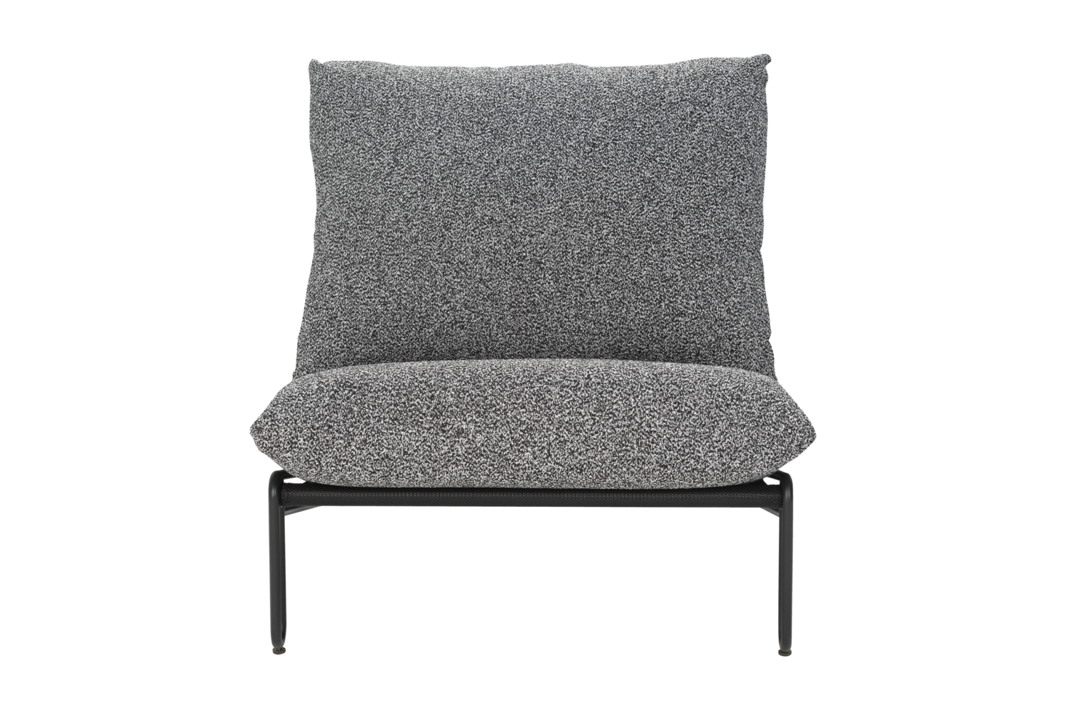 Blixt fauteuil lounge Noir/Teddy Ant
