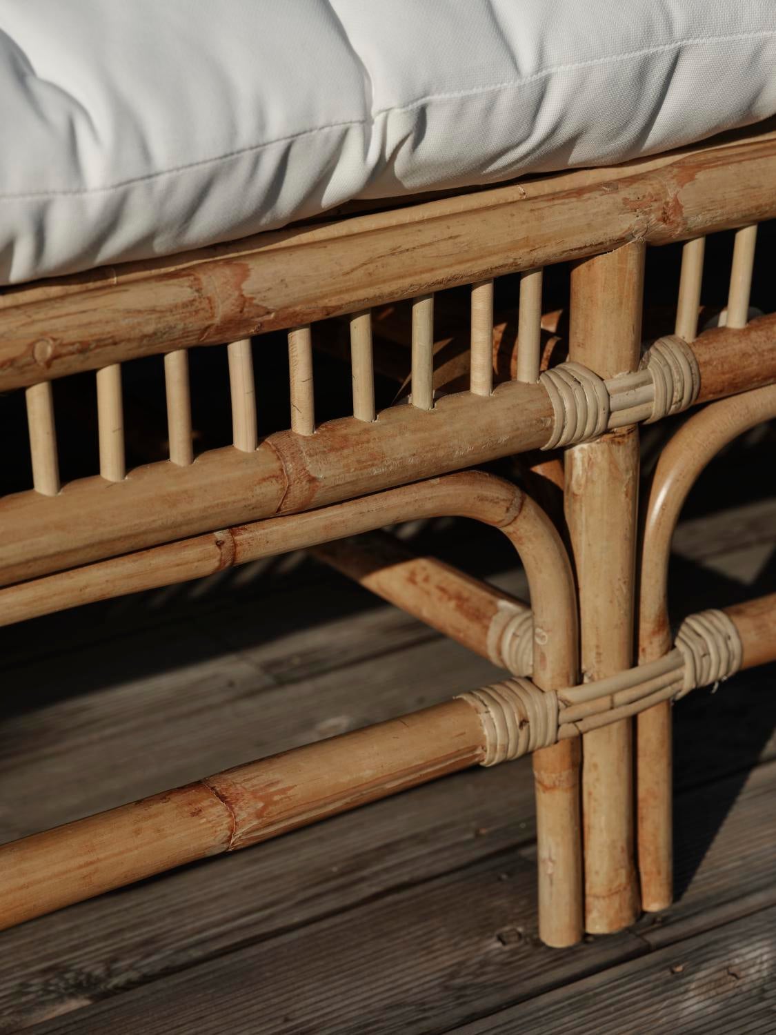 Vallda daybed Couleur naturelle/blanc