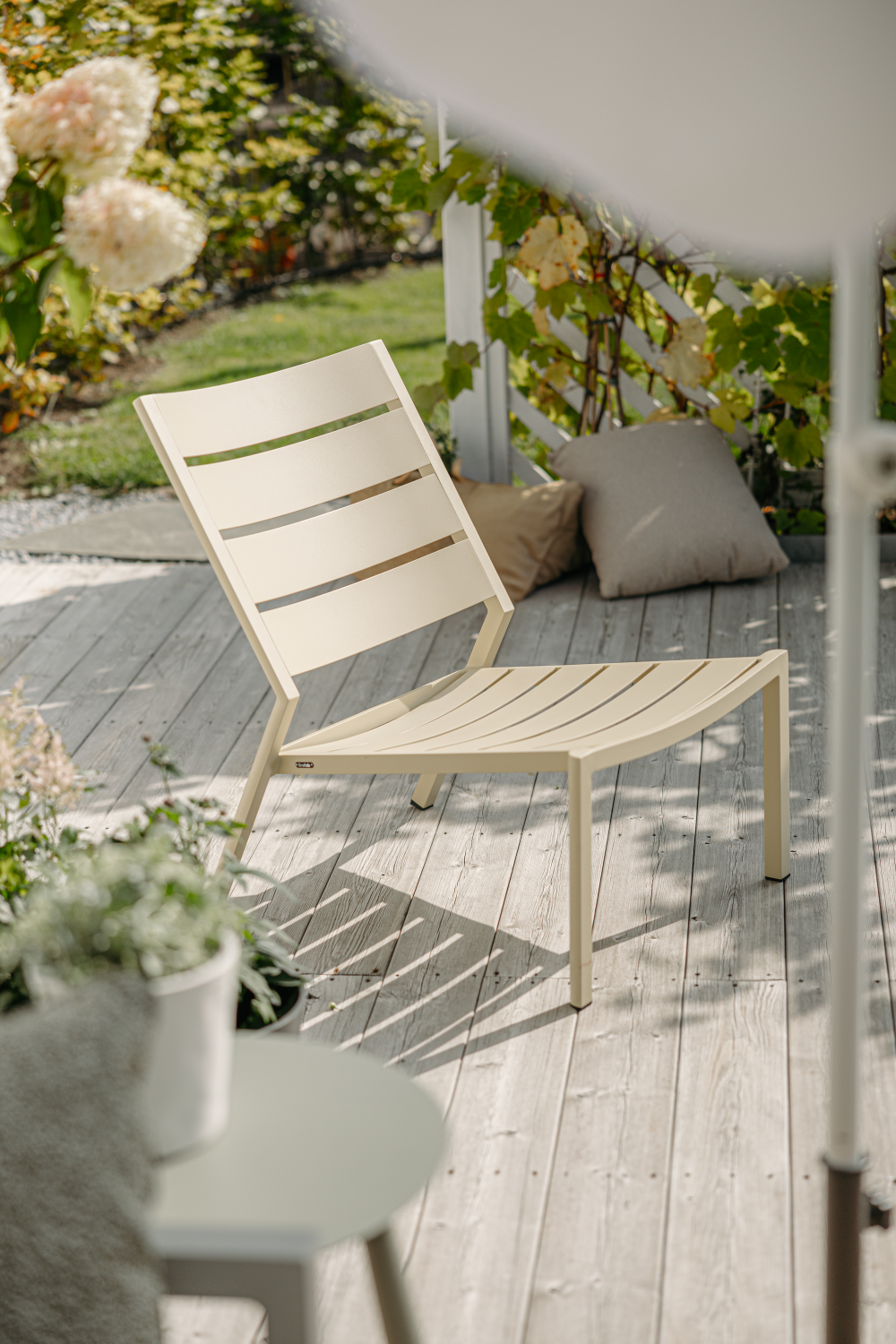 Delia fauteuil lounge Lemon