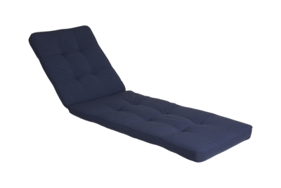 Iduna coussin chaise longue Bleu