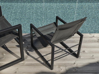Vevi chaise enfant Noir/anthracite