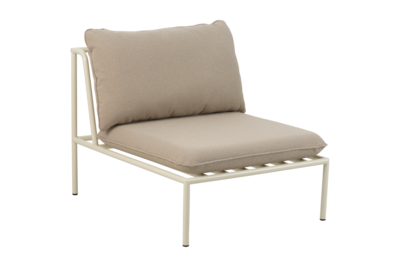 Collier partie centrale Pearl White/Teddy Beige