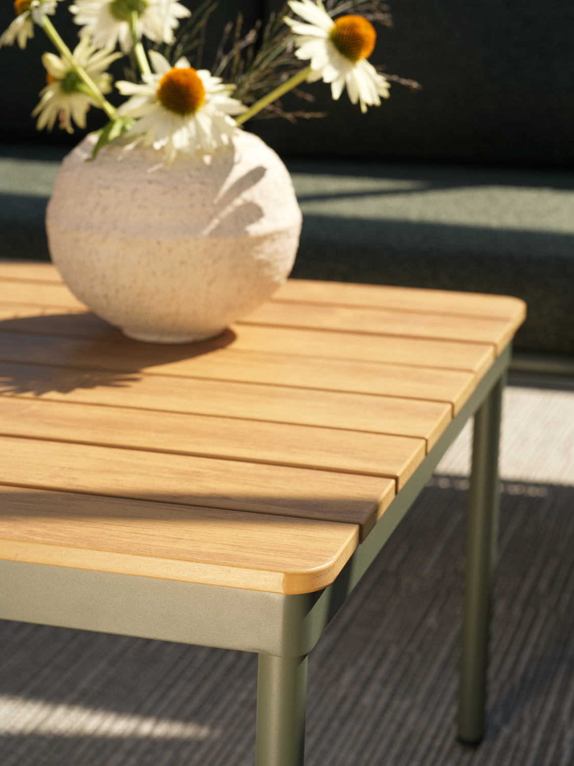 Reno table salon Nordic Green/Natural